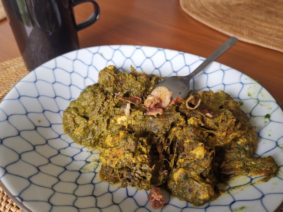 Vegan Palak paneer印度素食