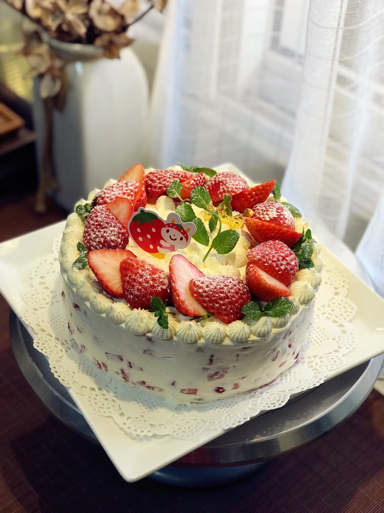 奶油草莓蛋糕🍓