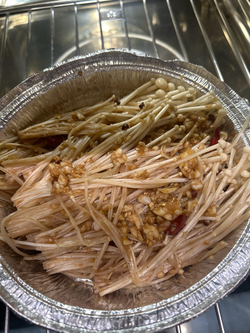 ㊙️制酱料❗️巨好吃烤金针菇！