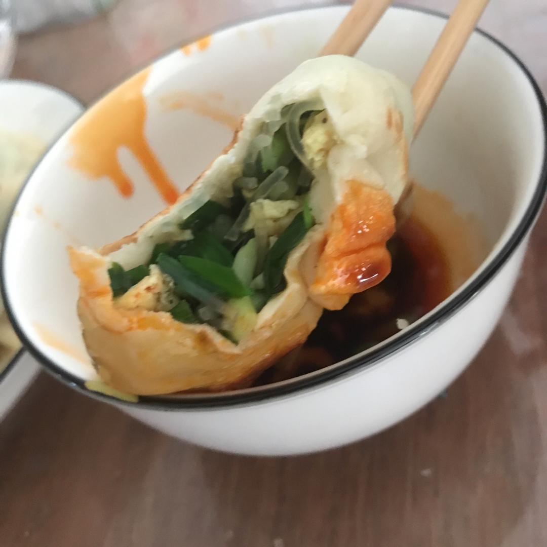韭菜盒子 Chinese Leek and Egg Pasty