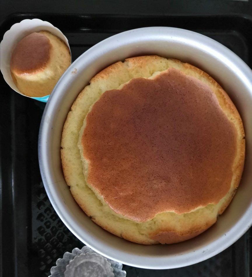 消耗淡奶油戚风蛋糕（6寸模具）