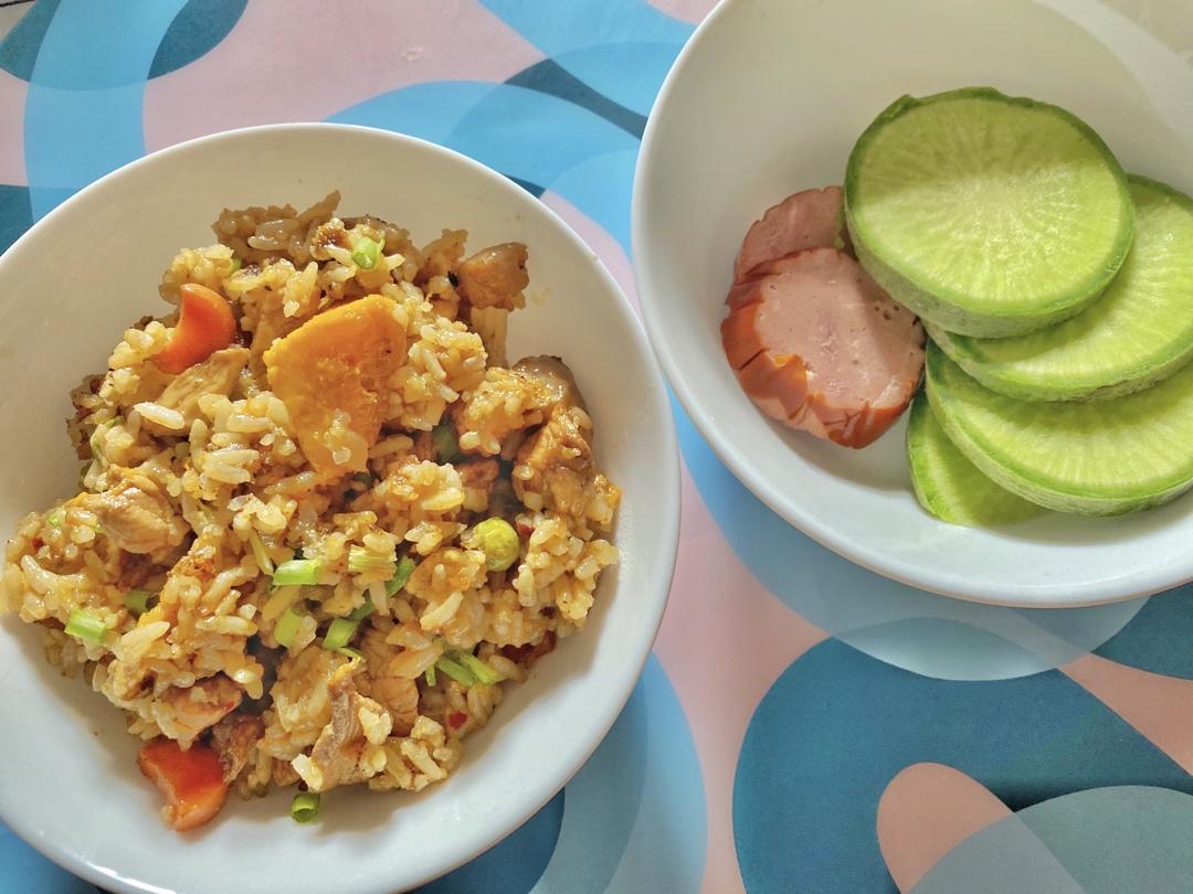 超乎意料之外&好吃的南瓜焖饭