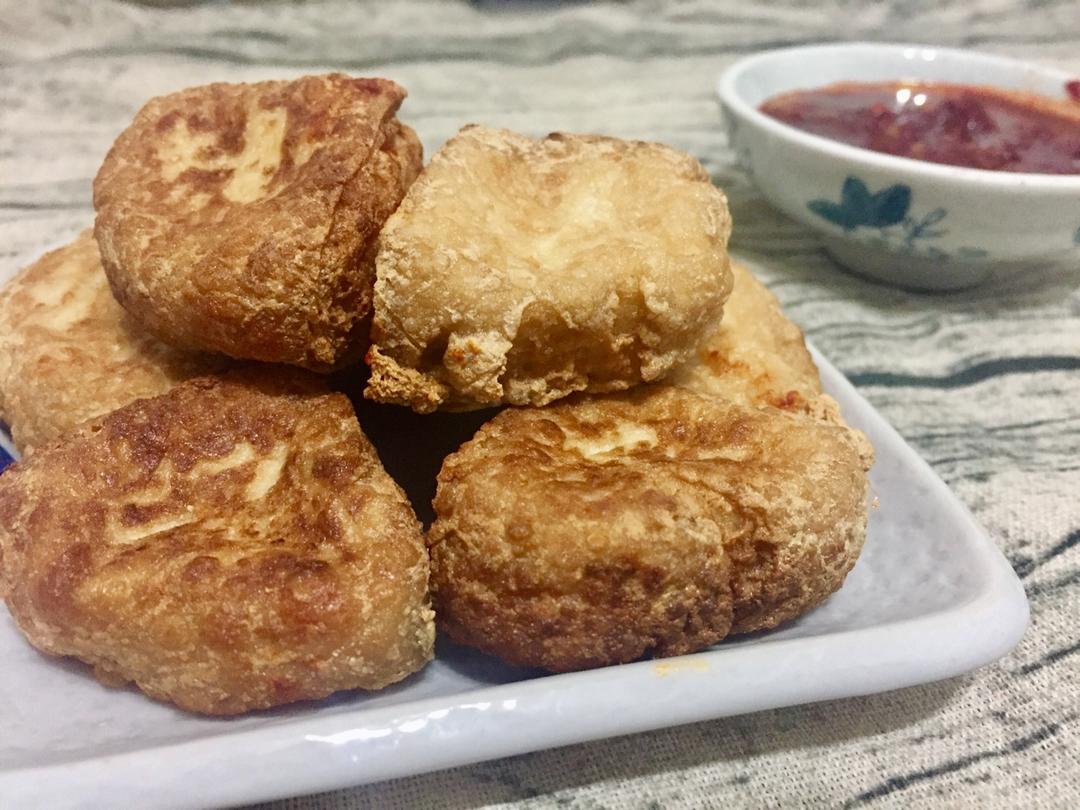 煎臭豆腐