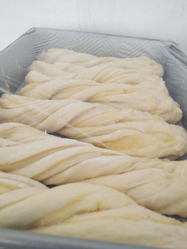 杏仁奶油软排包