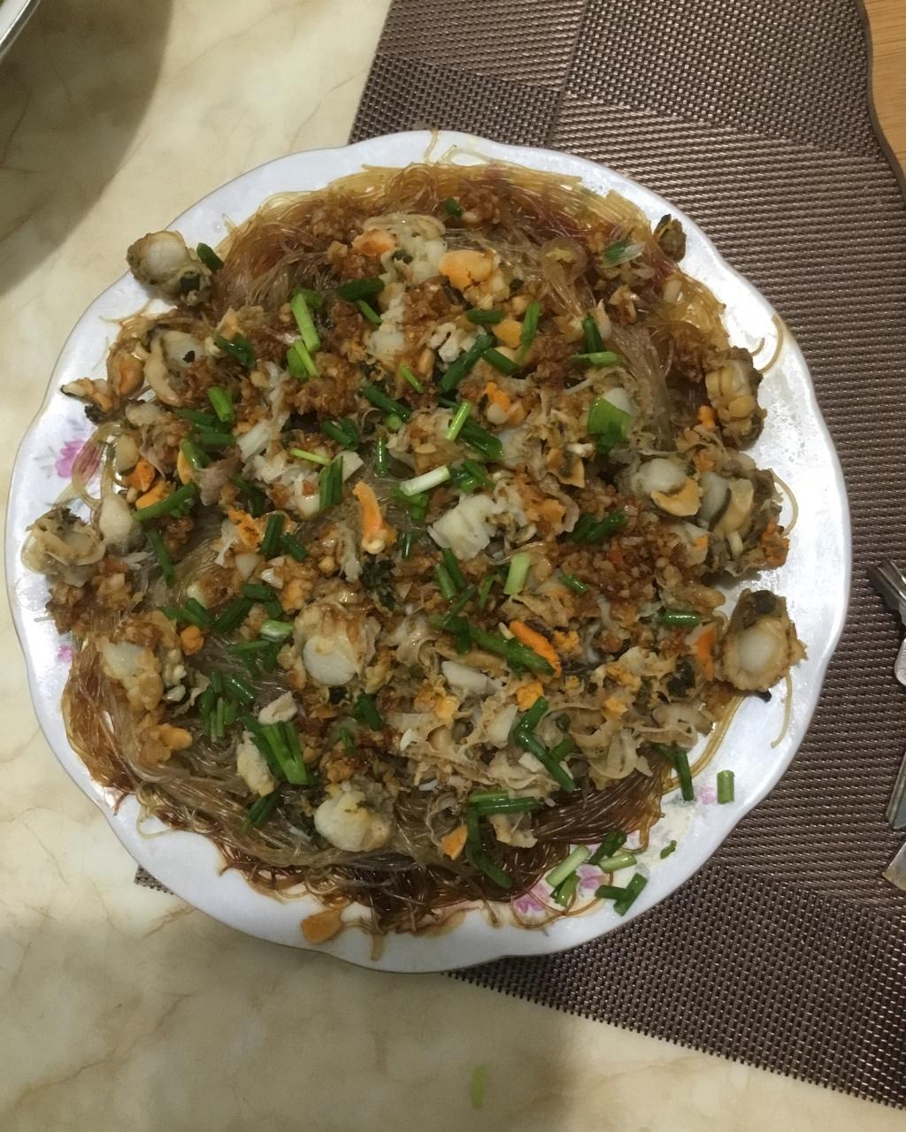 纳兰凝雪做的蒜蓉粉丝蒸鸳鸯贝