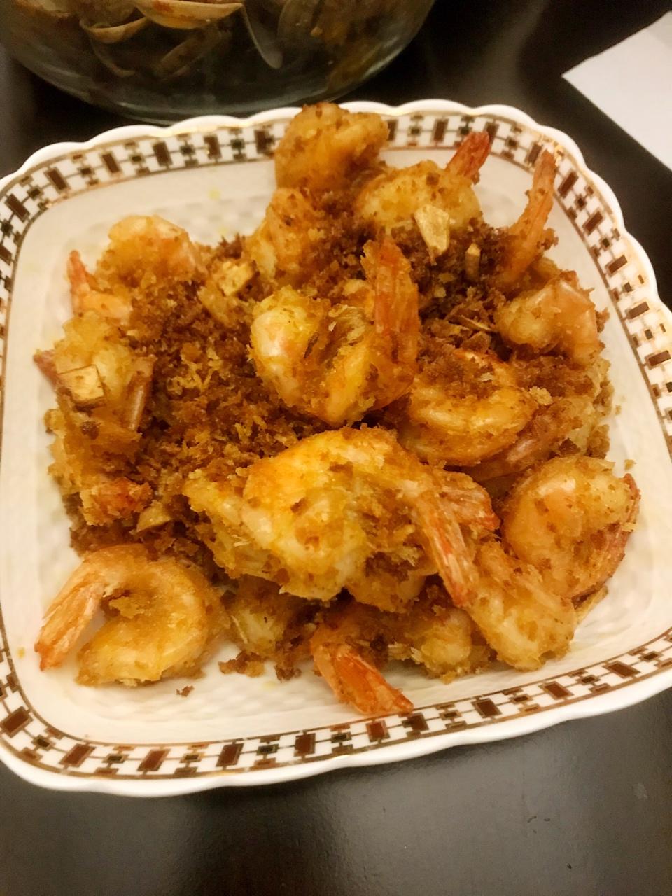 避风塘炒虾