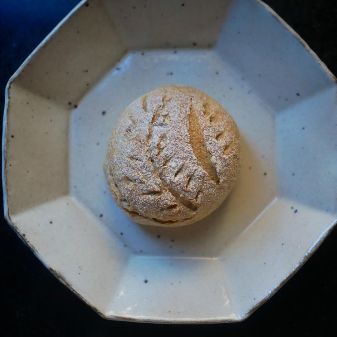 椒盐全麦面包