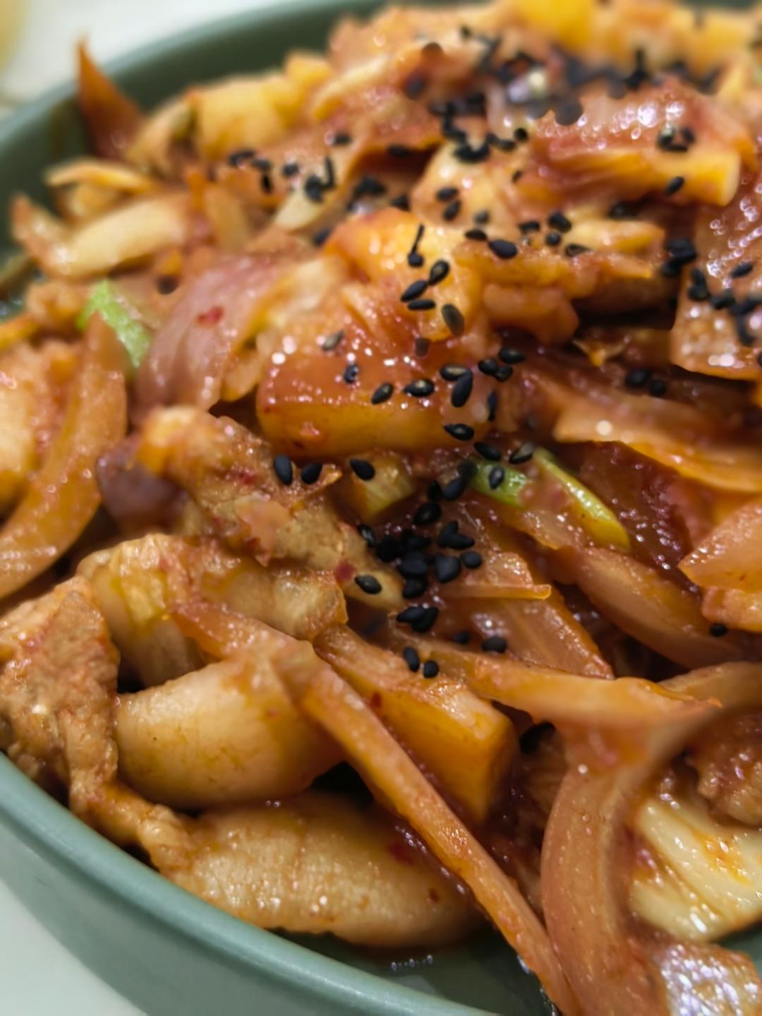 韩式泡菜五花肉🥩的做法