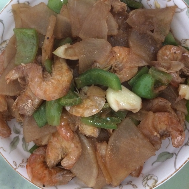 对虾烧萝卜片