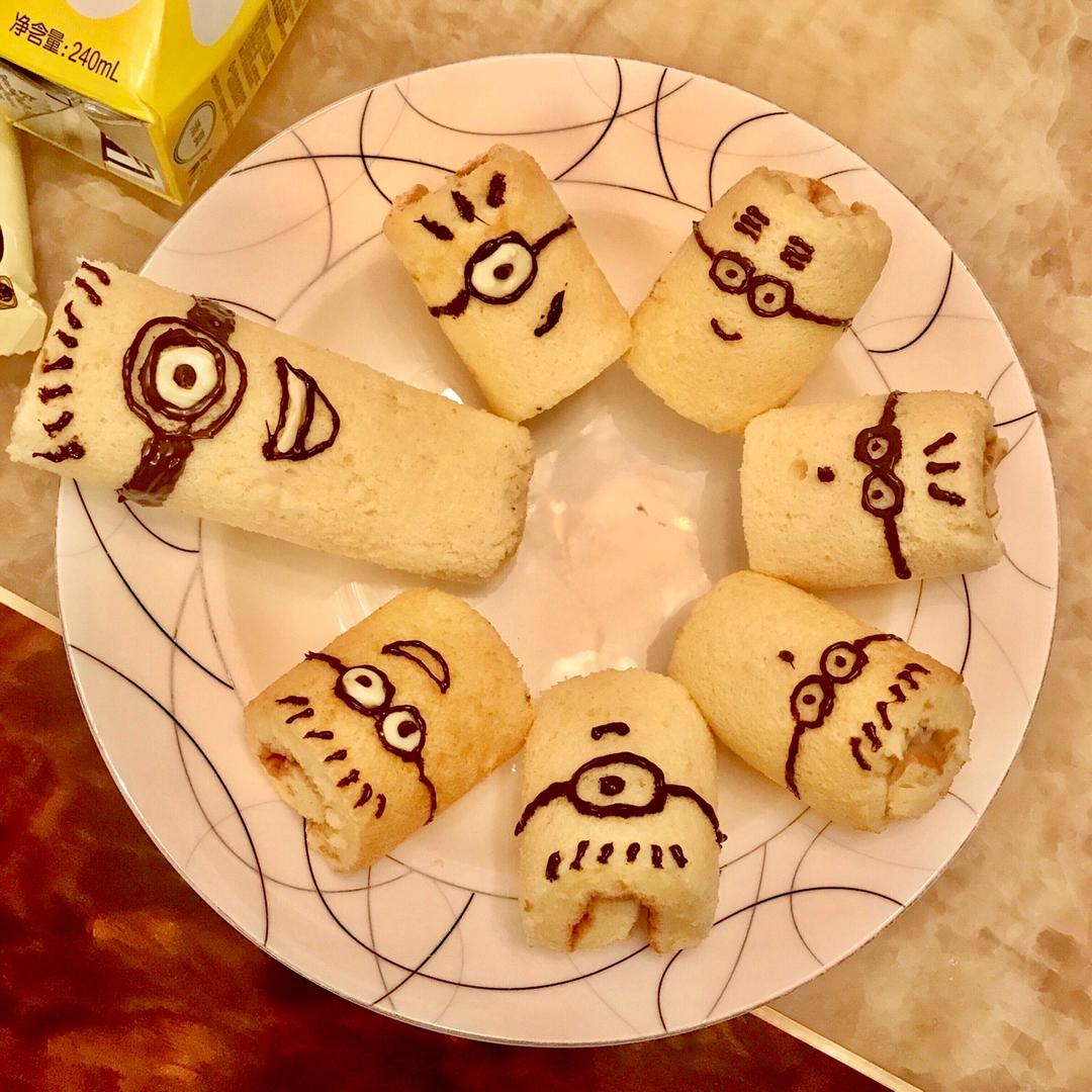 小黄人香蕉蛋糕