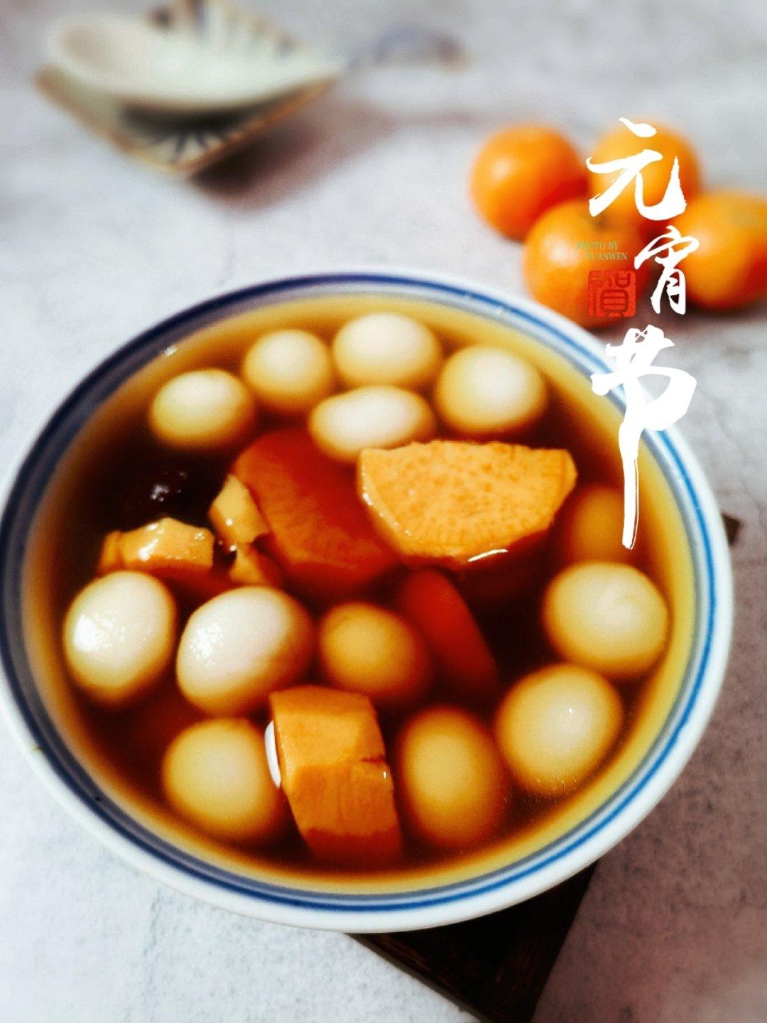 芳芳晨食记做的姜汁红薯小汤圆