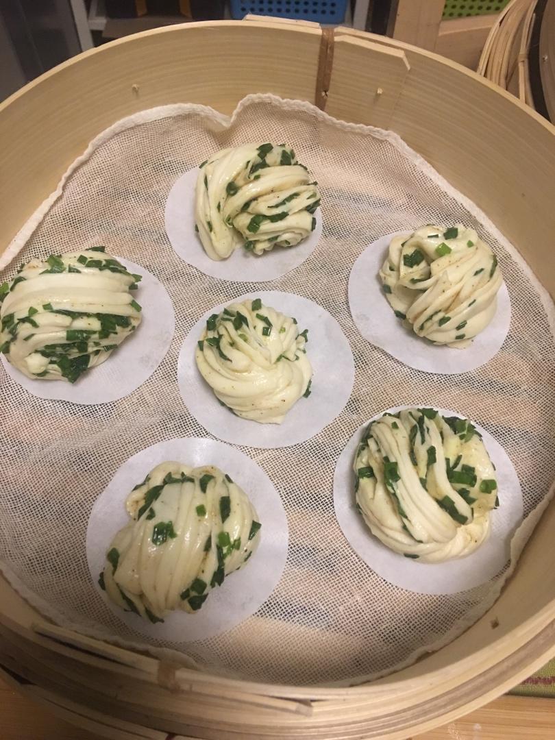 超可爱的【黑芝麻花卷】