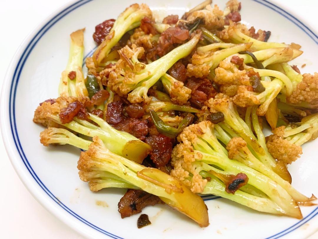 超级下饭的干煸花菜