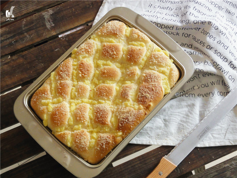 啊呜511做的红豆奶排包