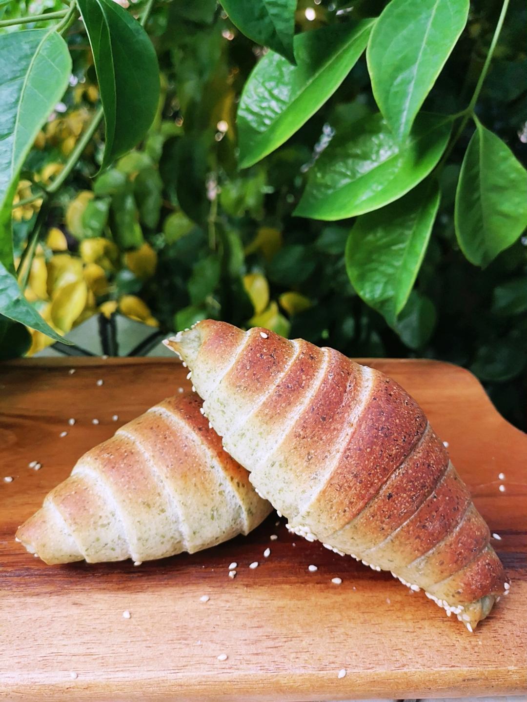 免手套膜❗️海苔肉松盐面包｜海盐卷｜盐可颂