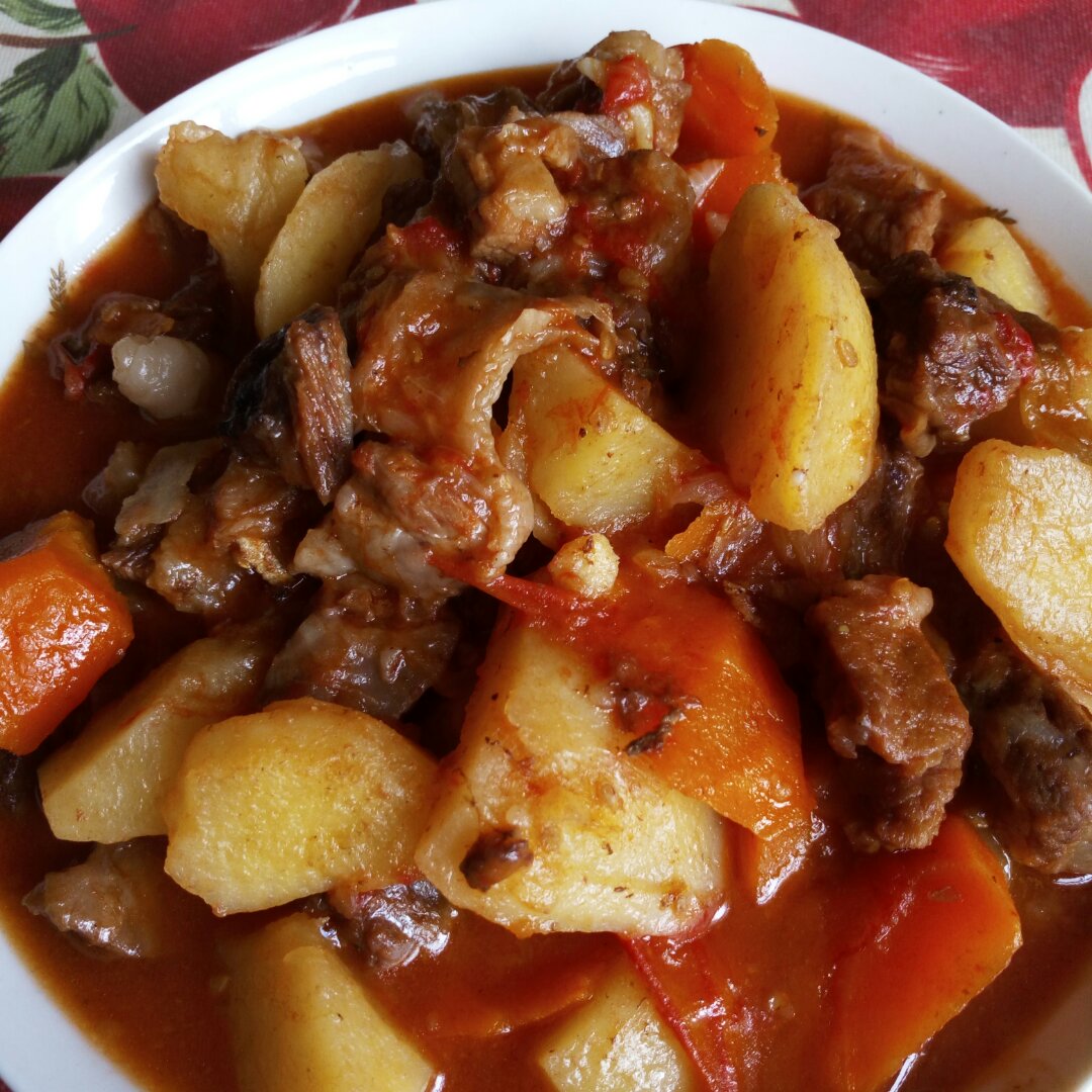 土豆炖牛肉