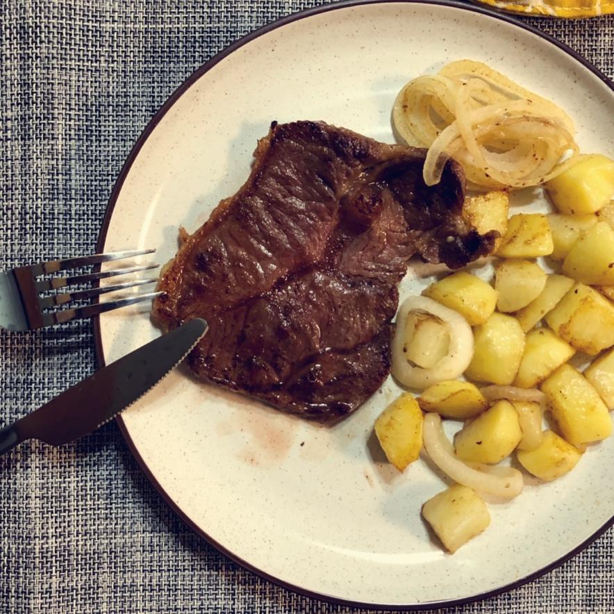 黄油香煎土豆块