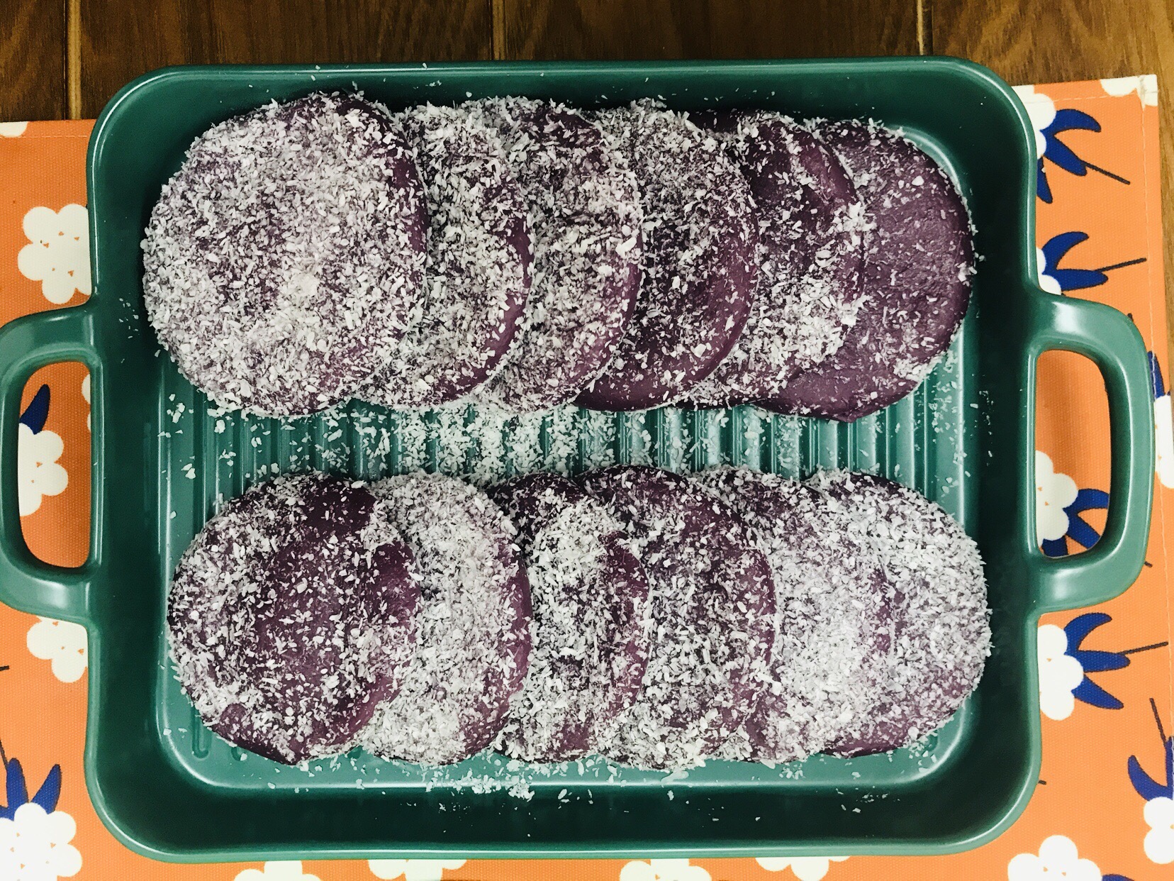 紫薯糯米饼的做法 步骤6