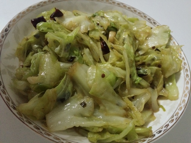 在家炒出街头小馆风味的炝炒圆白菜