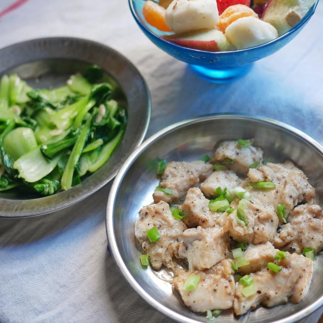 蒜蓉蒸鸡胸（鸡腿）