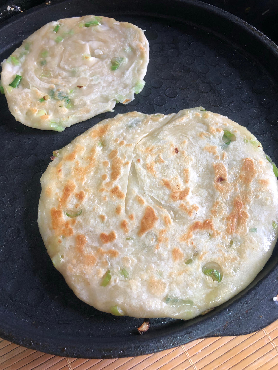 葱花饼（冷了也不硬）