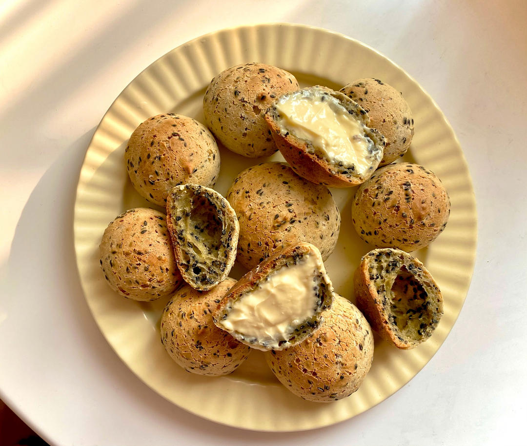 恐龙蛋麻薯包，Q弹爆浆！不用预拌粉版