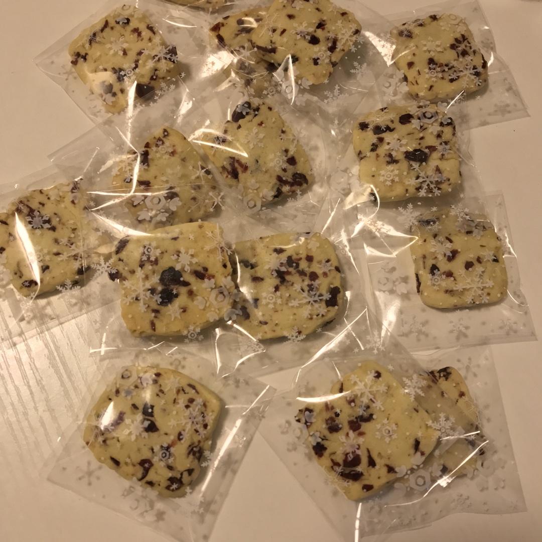 低糖少油版蔓越莓饼干