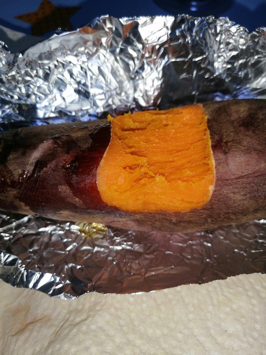 【糯唧唧的烤红薯】糖油四溢皮肉分离外糯里嫩吸溜着吃！
