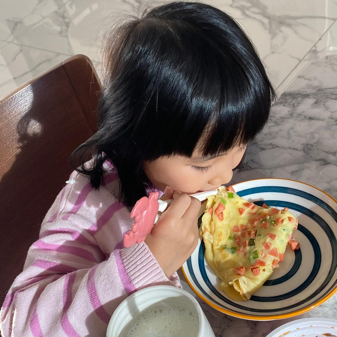 10分钟搞定快手鸡蛋饼‼️健康好吃