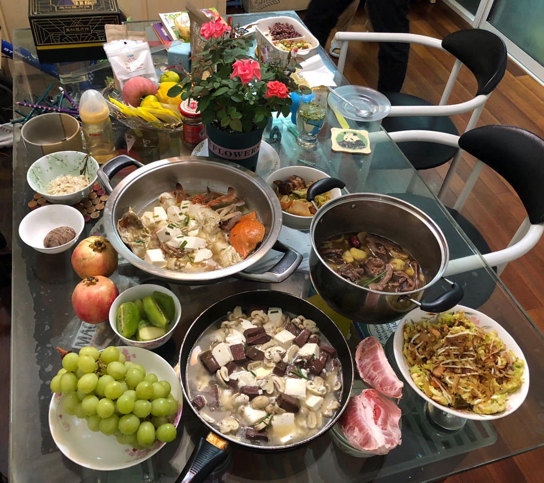 滑嫩鸭血豆腐