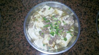 红烧肉末豆腐