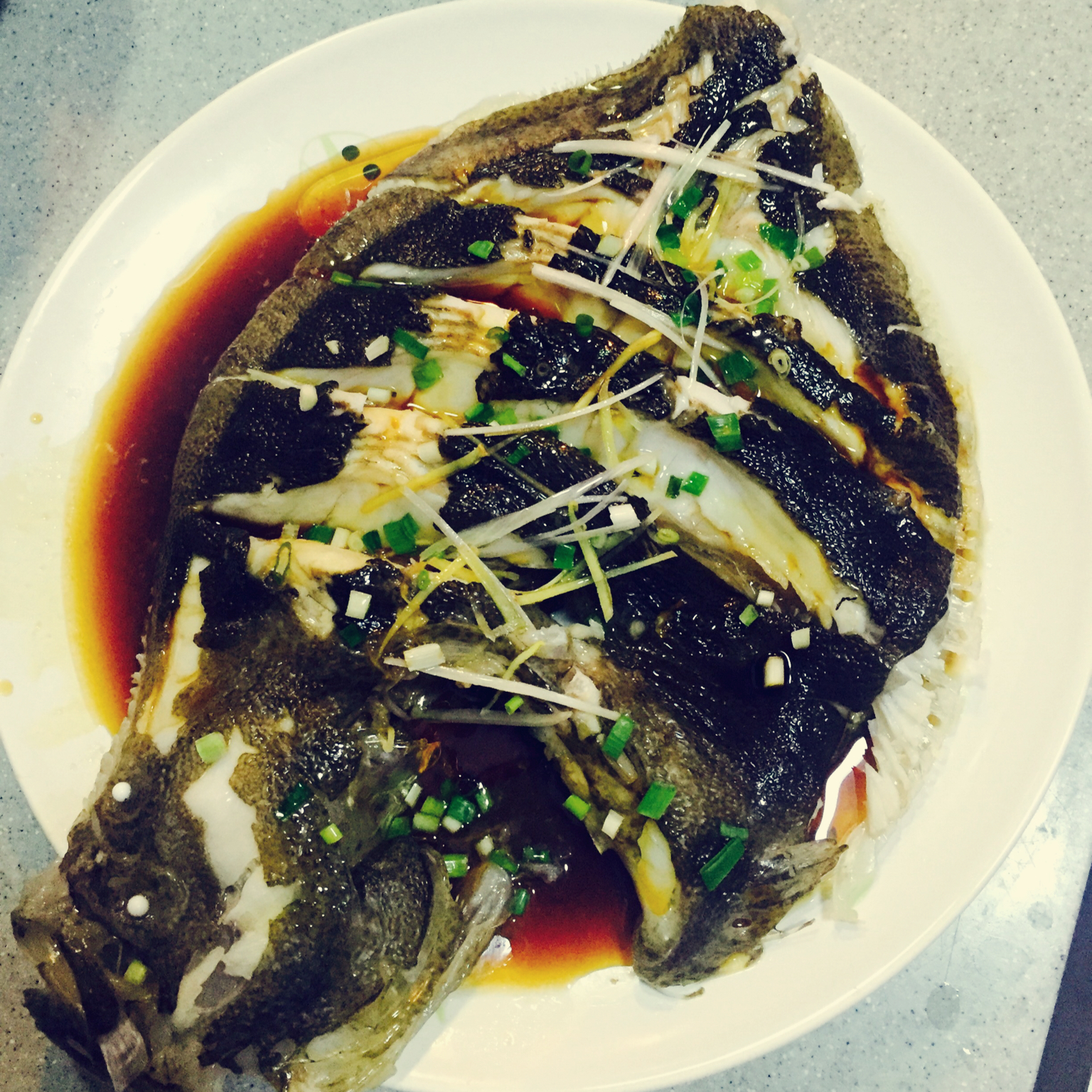 清蒸多宝鱼