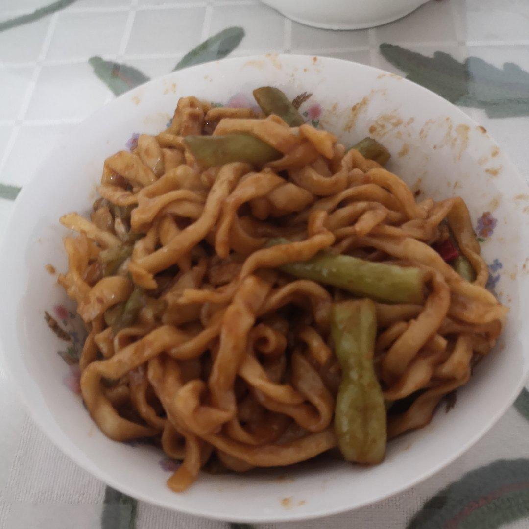 芸豆焖面（附万能的腌肉不老的办法）