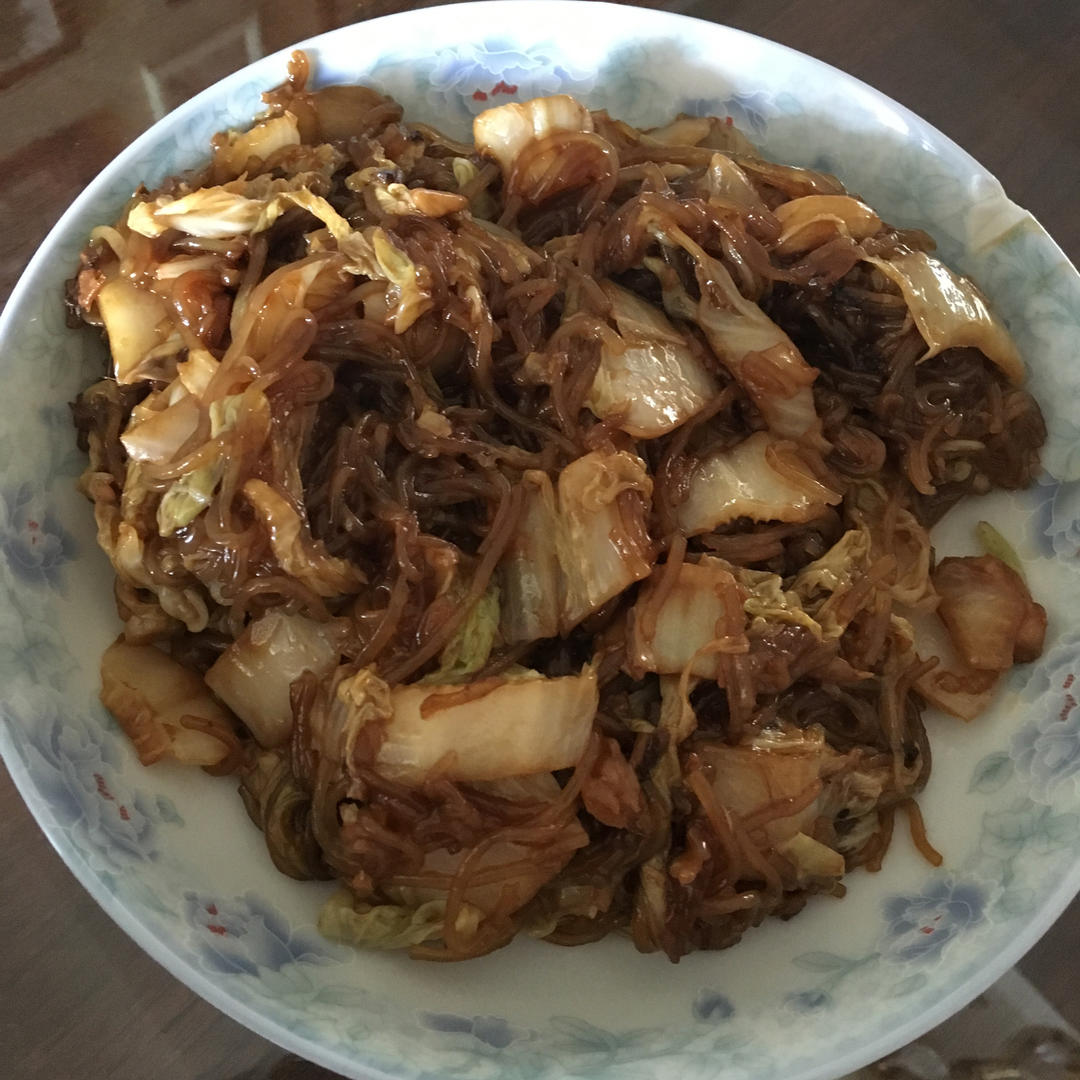 白菜炒粉丝