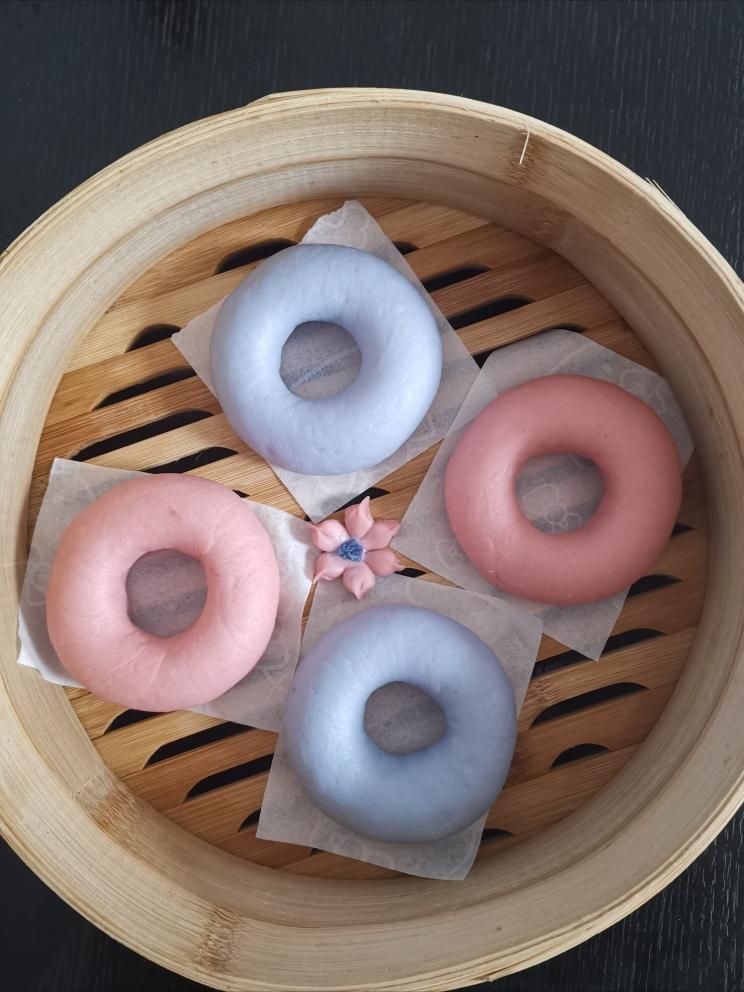 豆沙馅儿甜甜圈包:一款操作简单又健康美味高颜值的儿童早餐