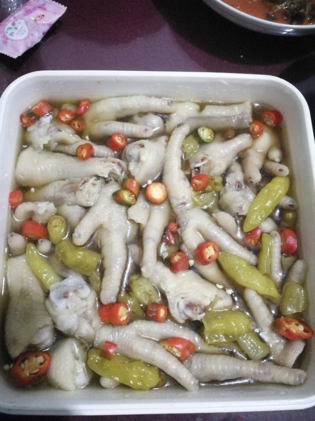 糟卤泡椒鸡爪