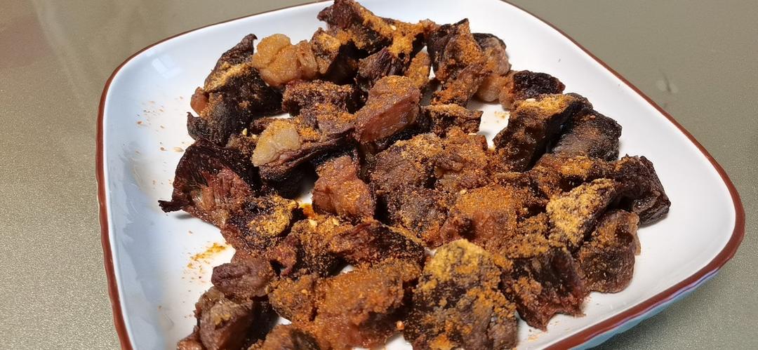 内蒙干炸黑肉