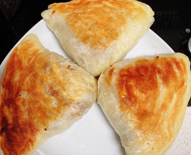 简易手抓饼版肉馅饼的做法