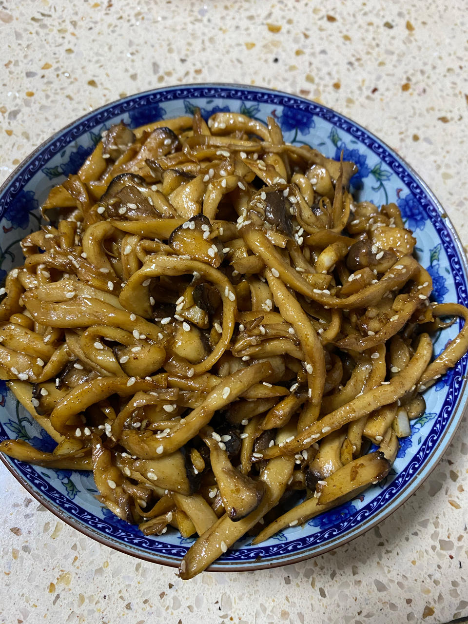 干煸手撕杏鲍菇