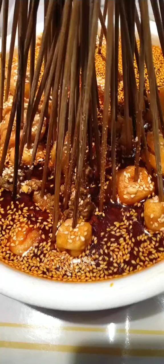 很好吃的冷锅串串