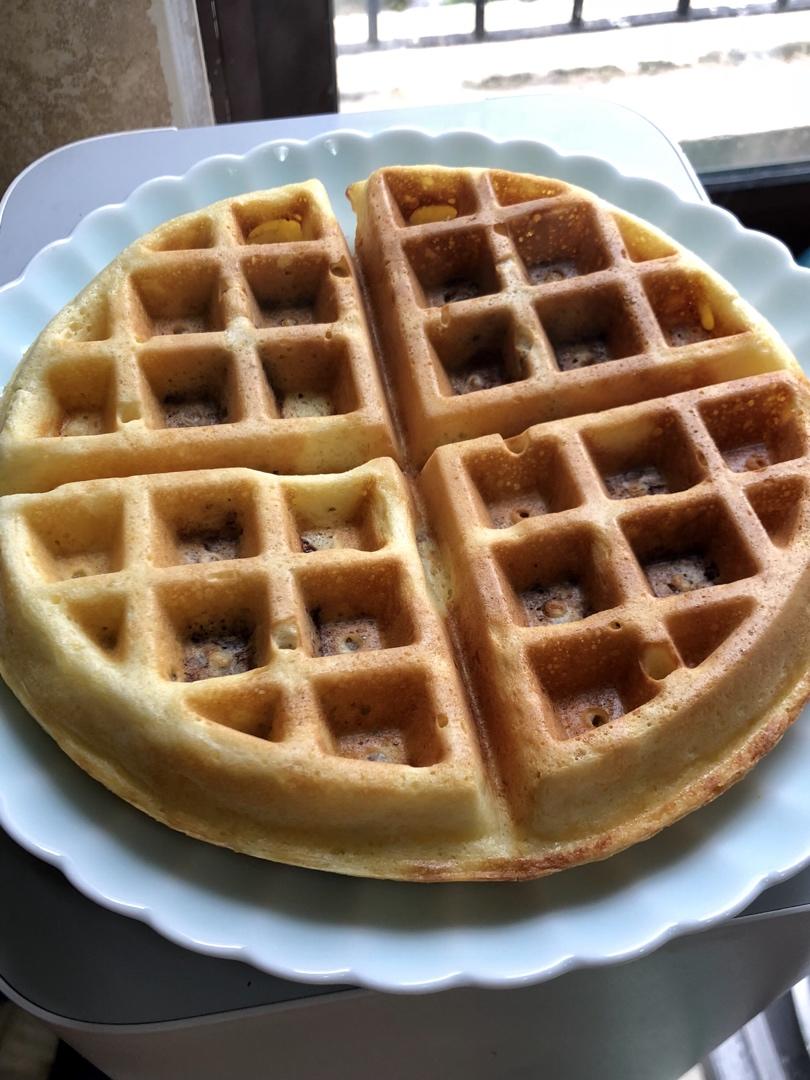 发酵华夫饼