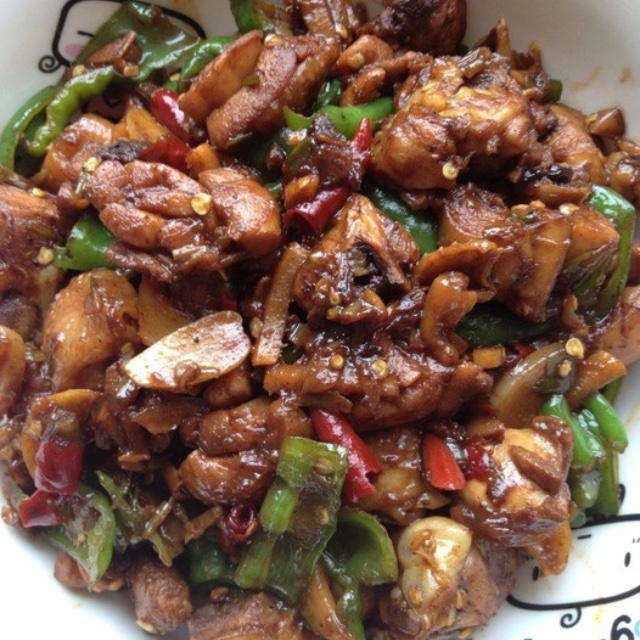 青椒炒鸡腿
