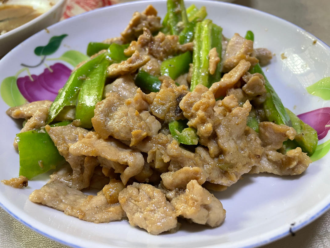 青椒肉丝（里脊肉版）
