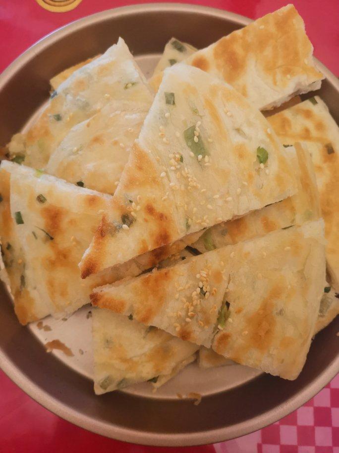 发面葱油饼