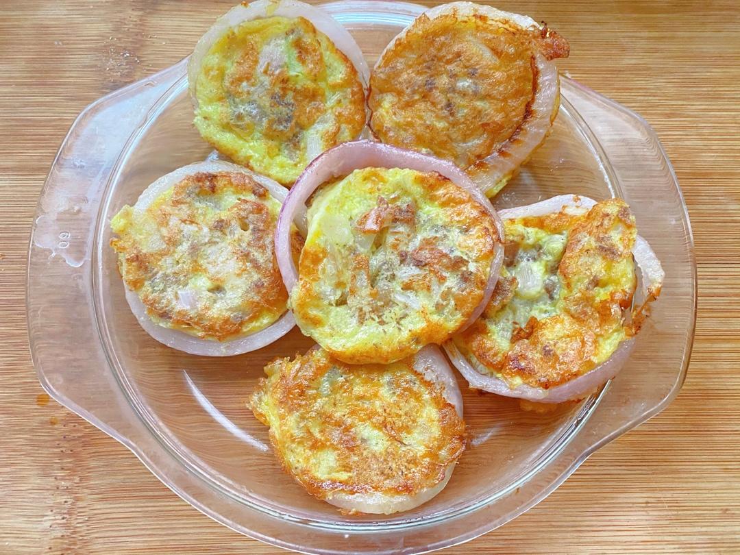洋葱圈蛋饼