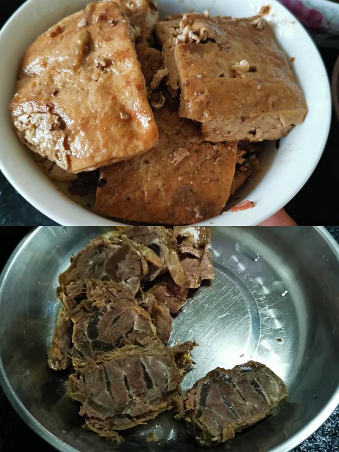 卤牛肉(牛腱子)，卤豆腐的做法