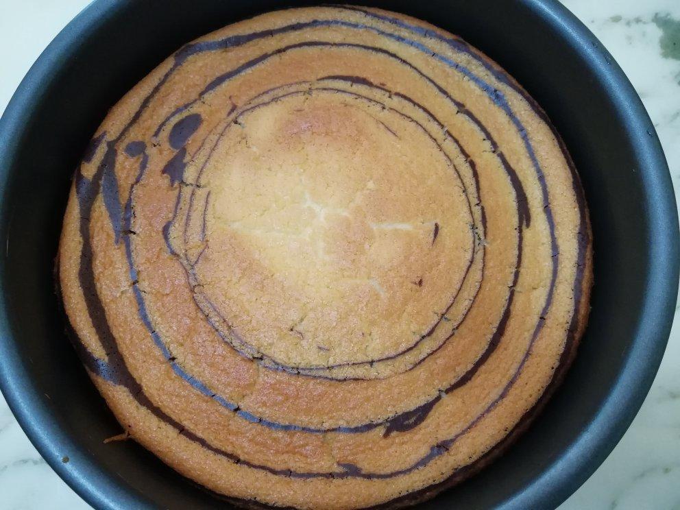 斑马纹酸奶蛋糕