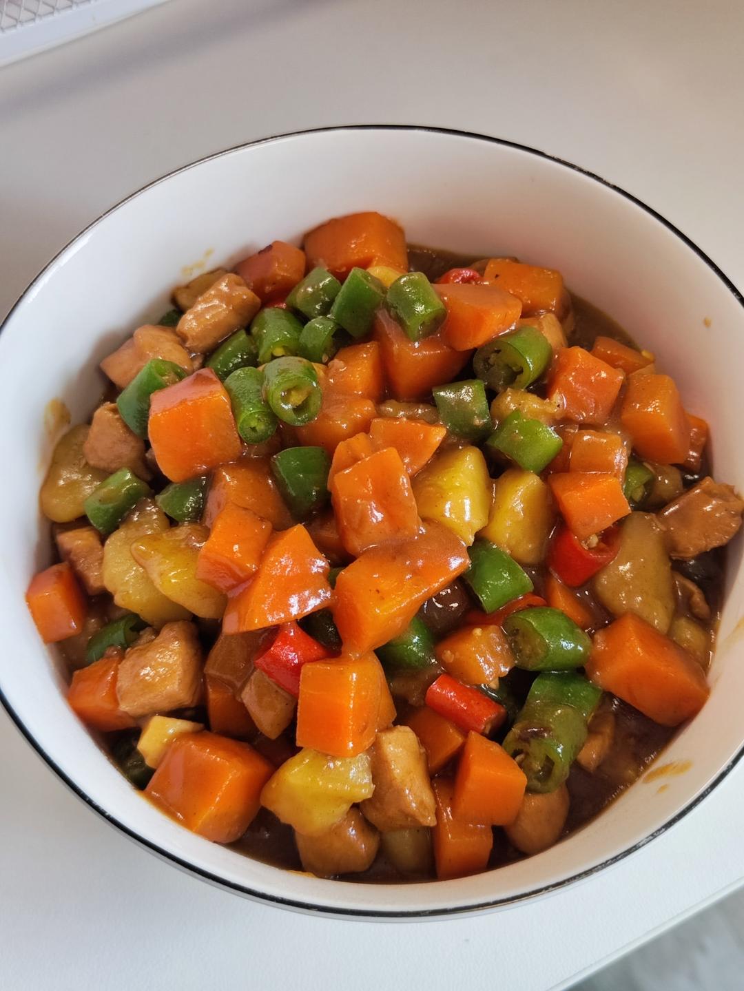 土豆咖喱鸡肉