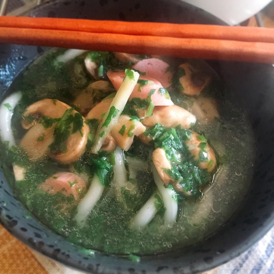 荠菜汤面