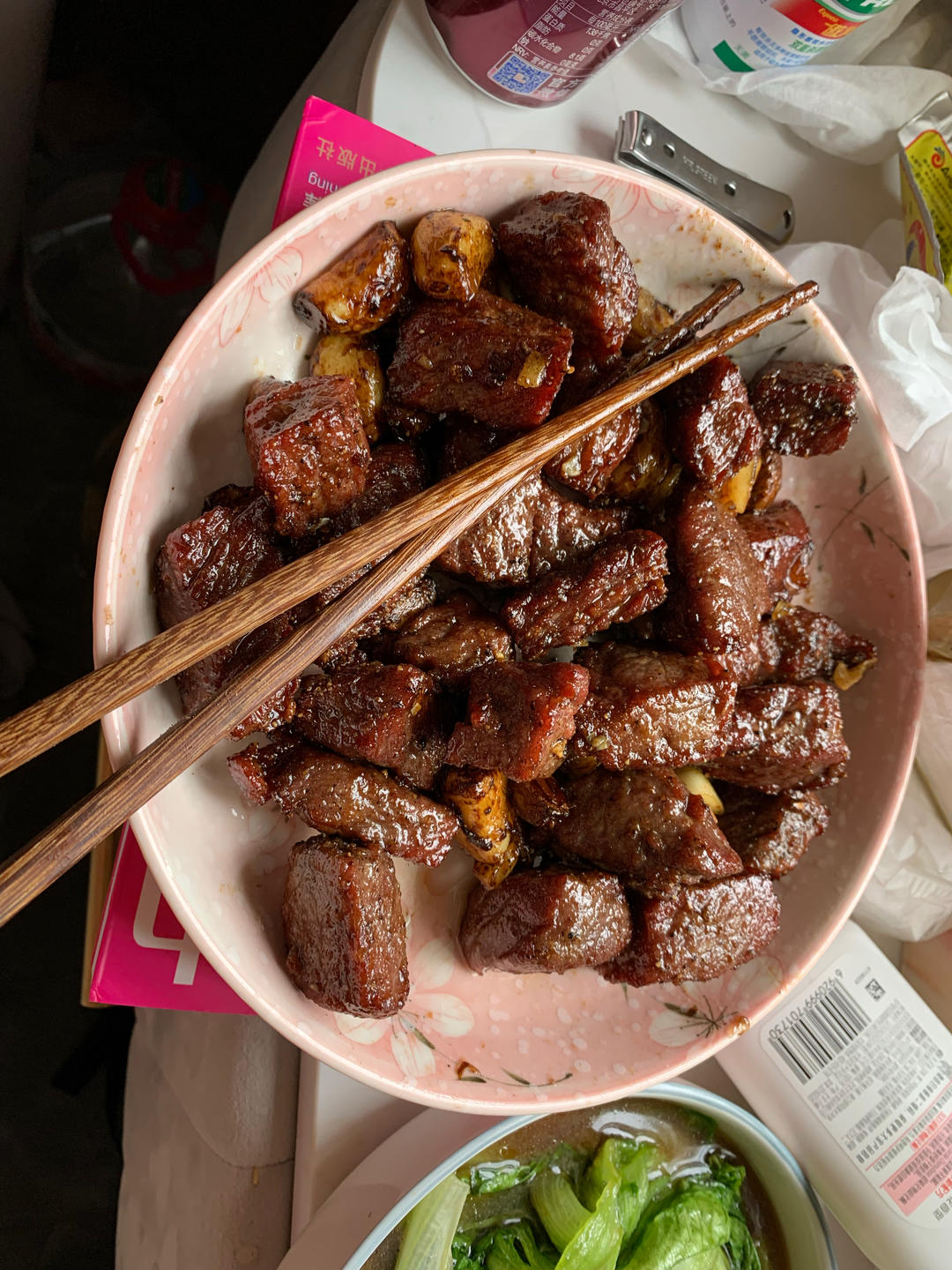 黑蒜子牛肉粒-津门秘方-家庭制作详细版